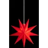 Image de Sterntaler decoratieve ster | Kerstster kunststof | 9-puntige ster | met timer | 11,5 cm | Binnen | LED | accu
