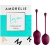 Image de AMORELIE Liaison Set of 2 Love Balls 56g & 72g Pelvic Floor Trainer for Women Berry