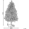 Image de FORAKER - Kerstboom - Gebroken wit - 120 cm - PVC