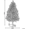 Image de BASSIE - Kerstboom - Wit - 120 cm - PVC