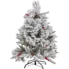Image de BELIANI MASALA - Kerstboom - Wit - 120 cm - Synthetisch materiaal