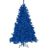 Image de BELIANI FARNHAM - Kerstboom - Blauw - 210 cm - PVC