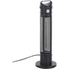 Image de BELIANI KRAKATOA - Terrasverwarmer - Zwart - Aluminium