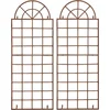 Image de CLP Viva Set van 2 trellis - plantenklimrek - antiek bruin