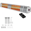 Image de Monzana Infraroodstraler 3000W - Incl. Afstandsbediening - Zilver