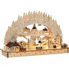 Image de Monzana Kerstboog   Led Winterdorp Batterij   Warm wit
