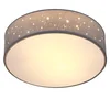 Image de Monzana Plafondlamp - Sterrenhemel Rond 30cm 40 Watt Stof - Grijs