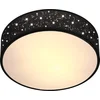 Image de Monzana Plafondlamp - Sterrenhemel Rond 38cm 40 Watt Stof - Zwart