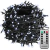 Image de Monzana Lichtsnoer 200 LEDS   Afstandsbediening Timer   Koud Wit
