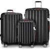 Image de MONZANA 3-delige Hardcase Kofferset - Koffer M L XL Handbagage- Zwart