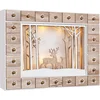Image de Spielwerk Adventskalender - Winterlandschap LED MDF - Natuurlijk design