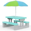 Image de Spielwerk Kinder Tuinset   Incl. Parasol UV-bescherming - Mint Grijs