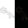 Image de LED Vallende Ster - Kerstversiering op Batterijen 6u Timer - Binnen & Buiten