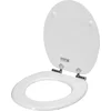 Image de Casaria Wc-bril met Deksel Sluitingsmechanisme Toiletzitting MDF Wit
