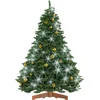 Image de Casaria Kerstboom   Kerstballen 54 Stuk Goud 20m Lichtsnoer   Koud Wit