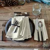 Image de LOBERON Servet set van 6 Fibi wit