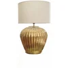 Image de LOBERON Tafellamp Fauville goud/crème