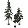 Image de LOBERON Kerstboom set van 3 Lorin groen