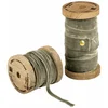 Image de LOBERON Fluwelen lint set van 2 Liandis olijfgroen