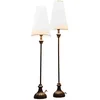 Image de LOBERON Tafellamp set van 2 Ambrosse zwart/crème