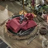 Image de LOBERON Servet set van 4 Covent Garden bordeaux