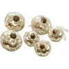 Image de LOBERON Kerstballen set van 6 Xilianne antiekzilverkleurig
