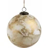 Image de LOBERON Kerstballen set van 6 Nymeria crème/goudkleurig