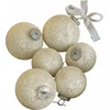 Image de LOBERON Set kerstballen set van 6 Shariz goudkleurig