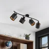 Image de Lindby - buitenspot - 4lichts - Ijzer, plastic - H: 22 cm - E14 - zwart, goud