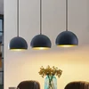 Image de Lindby - hanglamp - 3lichts - Staal - H: 20 cm - E27 - zwart, goud