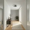Image de Lindby - LED plafondlamp- met dimmer - 1licht - IJzer, aluminium, polycarbonaat - H: 8 cm - zwart mat - Inclusief lichtbron