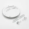 Image de PRIOS - LED plafondlamp - CCT - 1licht - Polycarbonaat, aluminium - H: 1.9 cm - zilver - Inclusief lichtbron