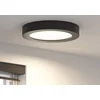Image de PRIOS - LED plafondlamp - CCT - 1licht - Polycarbonaat, aluminium - H: 3.45 cm - zwart, wit - Inclusief lichtbron