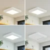 Image de PRIOS - LED plafondlamp - 1licht - Polycarbonaat, aluminium - H: 3.5 cm - wit - Inclusief lichtbron