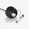 Image de PRIOS - hanglamp - 1licht - IJzer, aluminium - H: 25 cm - GU10 - zandzwart