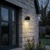 Image de Lindby - solar buitenlamp - 1licht - Roestvrij staal, kunststof - H: 13 cm - antraciet - Inclusief lichtbron