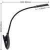 Image de PRIOS - Klemlamp- met dimmer - 1licht - ABS, polycarbonaat - H: 51 cm - zwart - Inclusief lichtbron