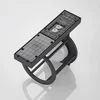 Image de Lucande - Wandlampen buiten - 1licht - Aluminium, kunststof - H: 33.1 cm - GX53 - donkergrijs (RAL 840-M)