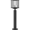Image de Lucande - Tuinpad verlichting - 1licht - Aluminium, kunststof - H: 60 cm - GX53 - donkergrijs (RAL 840-M)