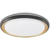 Image de Lindby - LED plafondlamp- met dimmer - CCT - 1licht - IJzer, kunststof - H: 9.5 cm - wit, blauw - Inclusief lichtbron