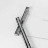 Image de Lucande - Hanglamp - 5lichts - IJzer, textiel - E27 - nikkel, karamel, zwart, grijs, wit, bruin