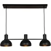 Image de Lucande - hanglamp - 3lichts - IJzer - H: 16 cm - E27 - zwart mat