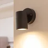 Image de PRIOS - Wandlamp buiten - 1licht - Aluminium, glas - H: 12 cm - GU10 - donkergrijs