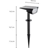 Image de PRIOS - Solar buitenverlichting - 1licht - Kunststof - H: 48.3 cm - zwart - Inclusief lichtbron