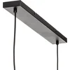 Image de Lucande - hanglamp - 2lichts - IJzer - E27 - zwart, goud