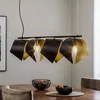 Image de Lucande - hanglamp - 4lichts - Staal - H: 23.5 cm - E14 - zandzwart