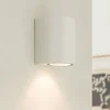 Image de PRIOS - Wandlamp buiten - 1licht - Aluminium, glas - H: 10 cm - GU10 - wit