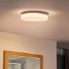 Image de PRIOS - LED plafondlamp- met dimmer - CCT - 1licht - PMMA, ijzer - H: 7.1 cm - wit - Inclusief lichtbron