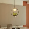 Image de Lindby - hanglamp - 1licht - ijzer, glas - G9 - zwart, opaal