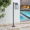 Image de Lucande - Padverlichting, zuillampen - 1licht - Aluminium - H: 100 cm - E27 - zwart